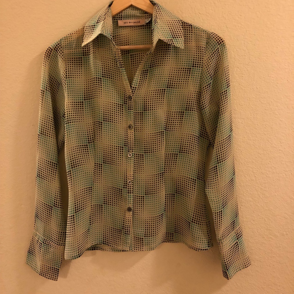 See by Chloe Blouse Sz 4